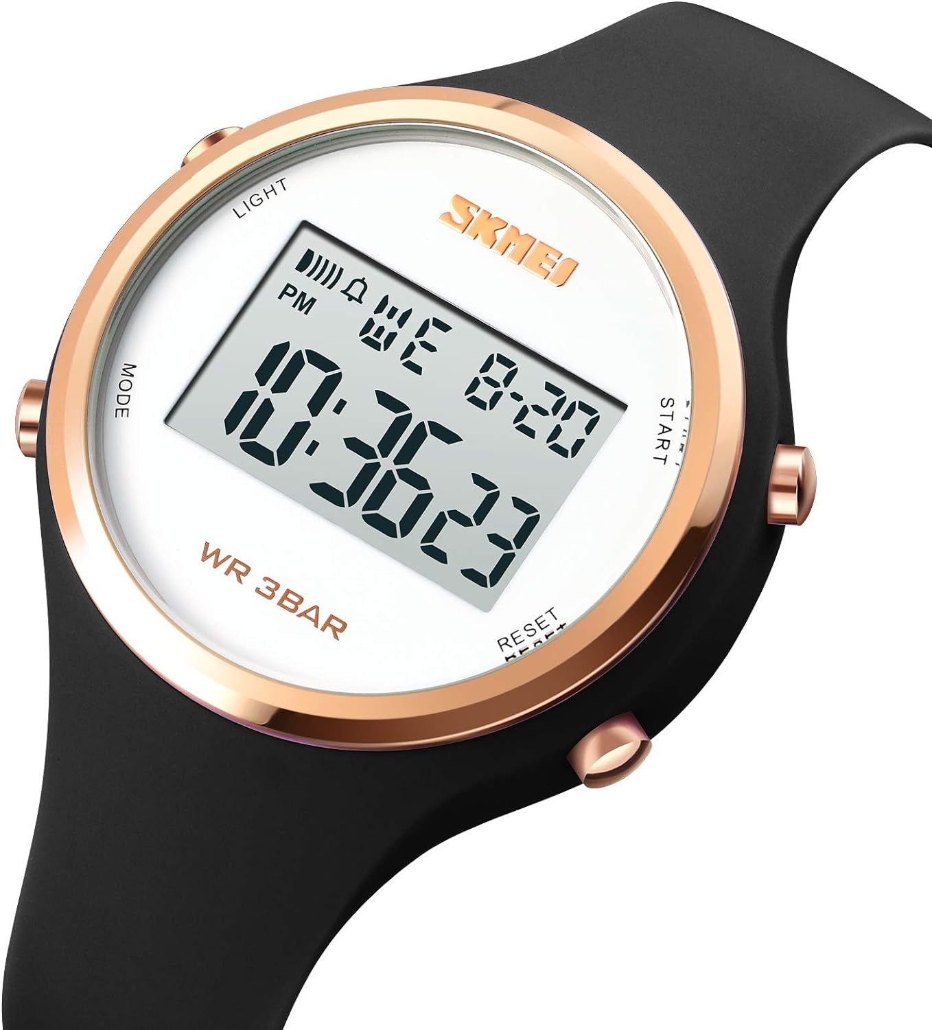 Outdoor Sport Watches Alarm Clock 5Bar Waterproof LED Digital Watch